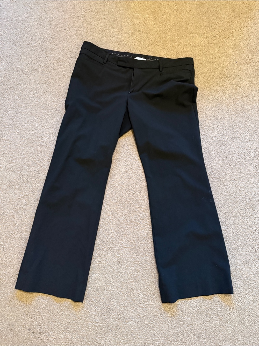 GAP Black Wide-Leg Dress Trousers